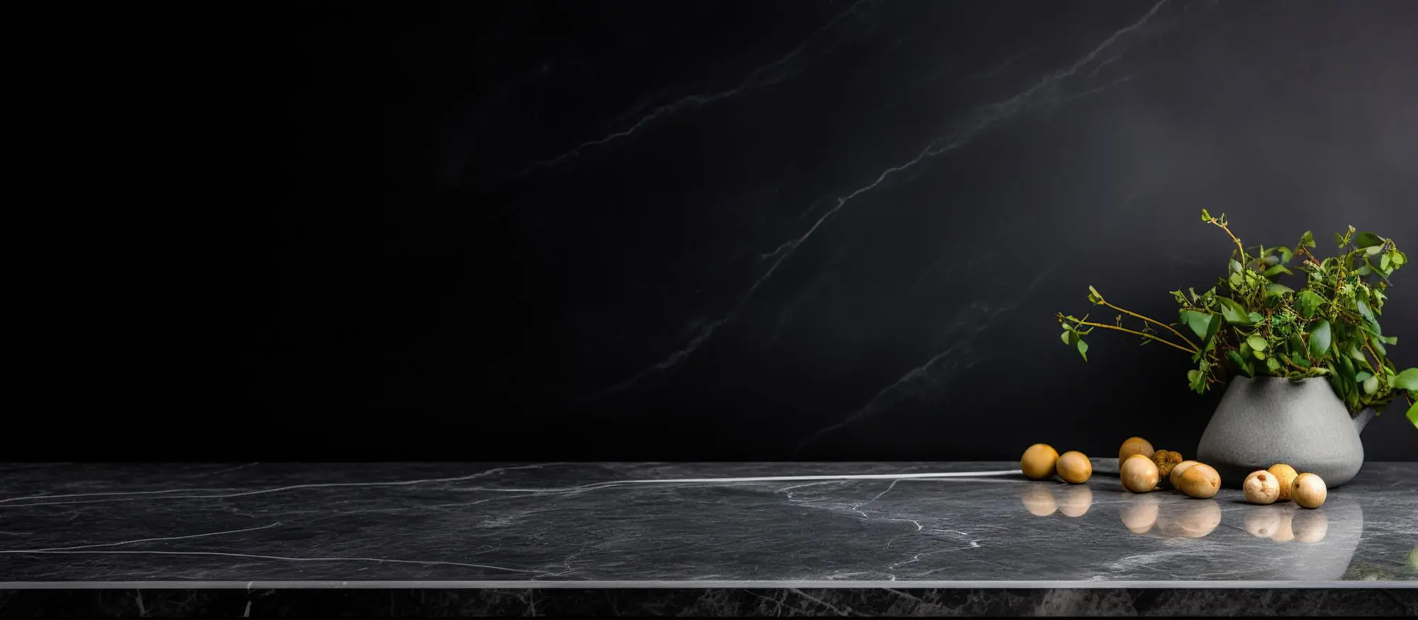 Marble counter still life